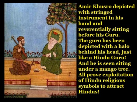 Amir Khusro with his Guru