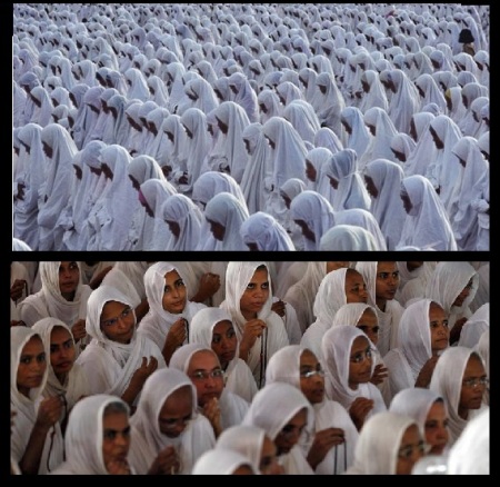 Hajj women and Jain women