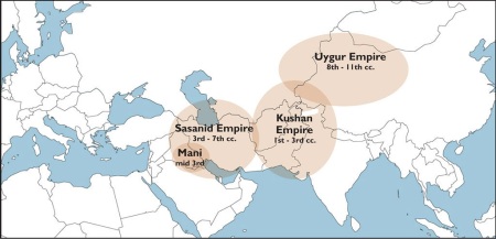 Sasanid, Kushan, Uygur empires